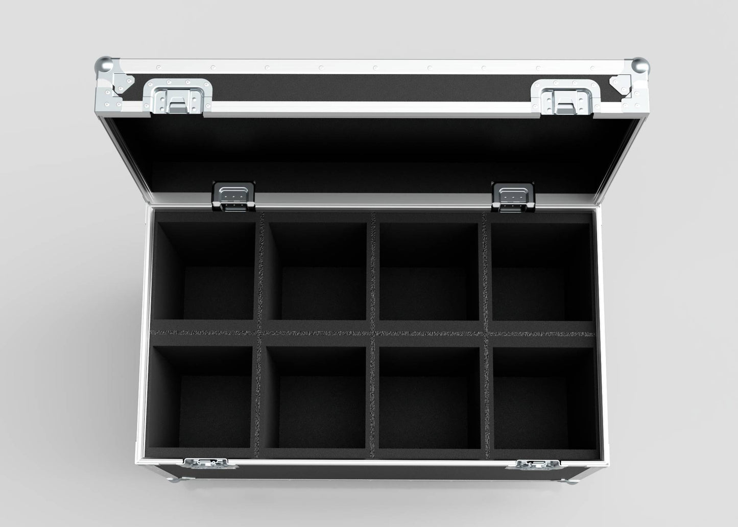 8 Way Martin ELP Par Can Case With Clamps Fitted - Nomad