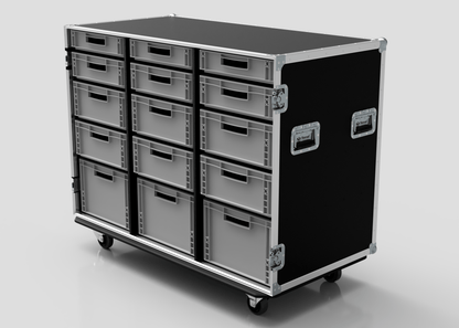 15 Way Euro Crate Case - Nomad