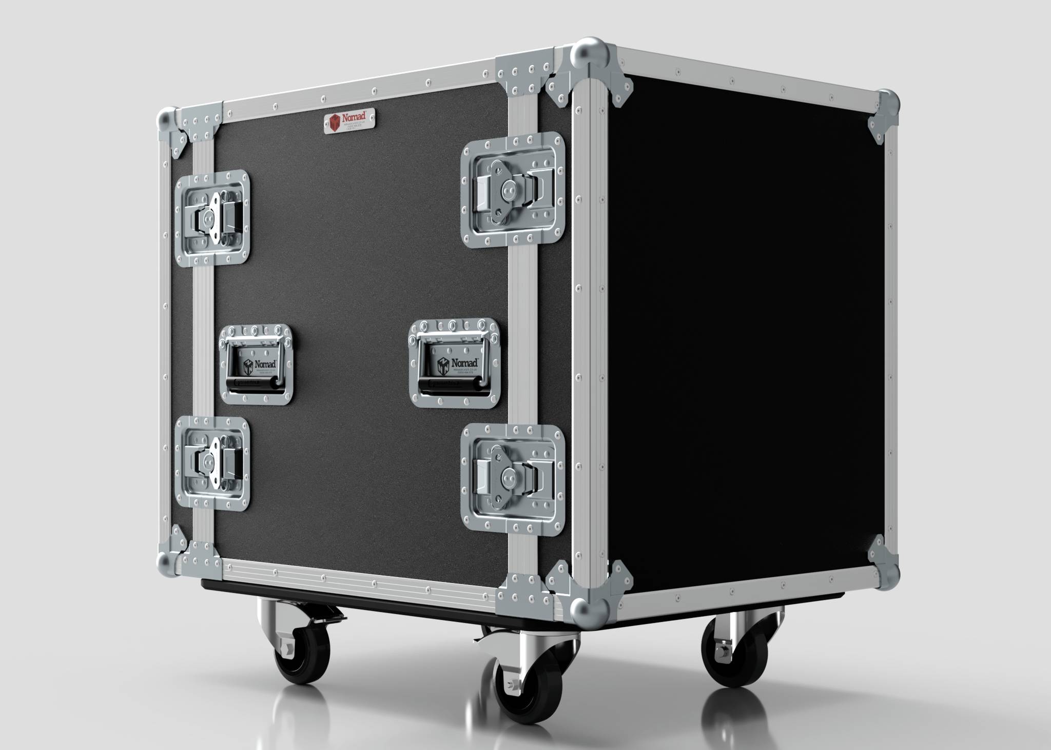 16U Suspended Shock Mounted Rack Case - Nomad