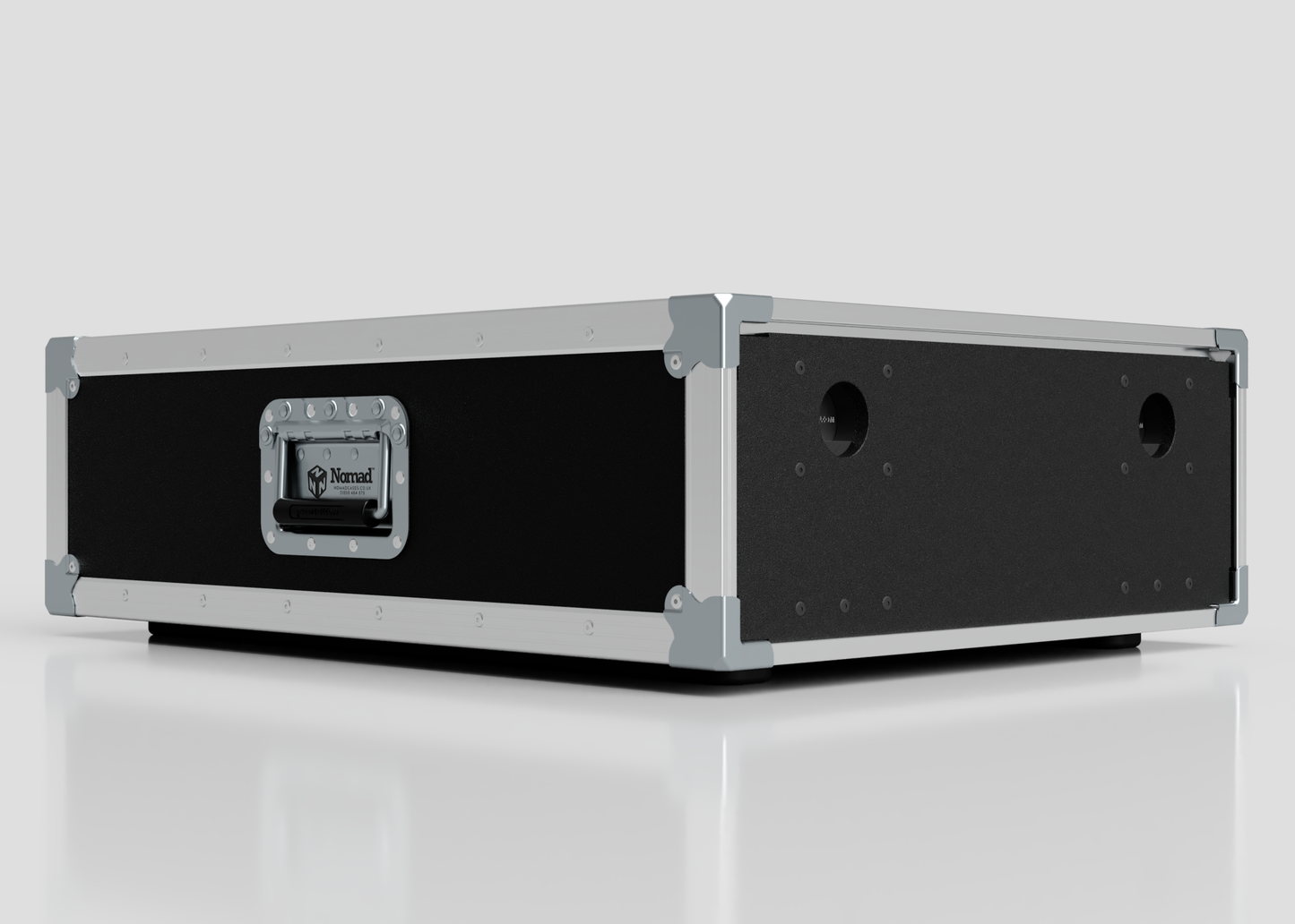 3U Shock Mount Slam Rack Case