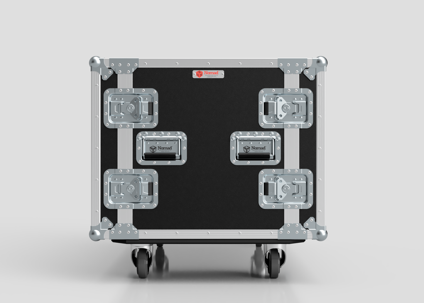 16U Double Bay Rack Case