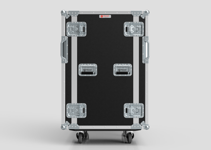 18U Double Bay Rack Case