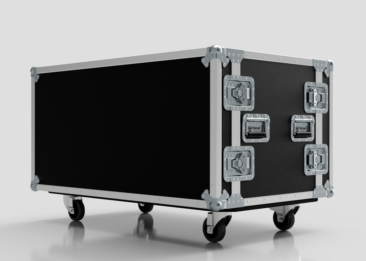 15U Double Bay Rack Case