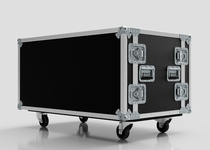15U Double Bay Rack Case