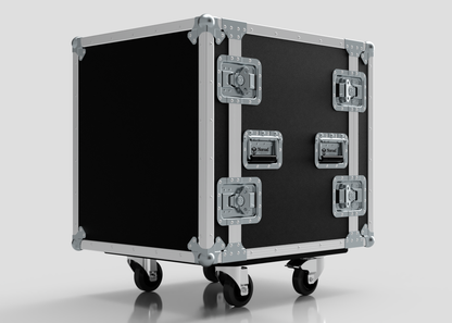 15U Foam Shock Mounted 19" Rack Case