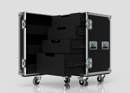 4 Drawer Tool Box Case with Lid Pockets - Nomad