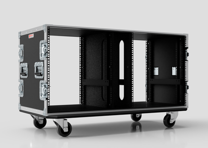14U Double Bay Rack Case