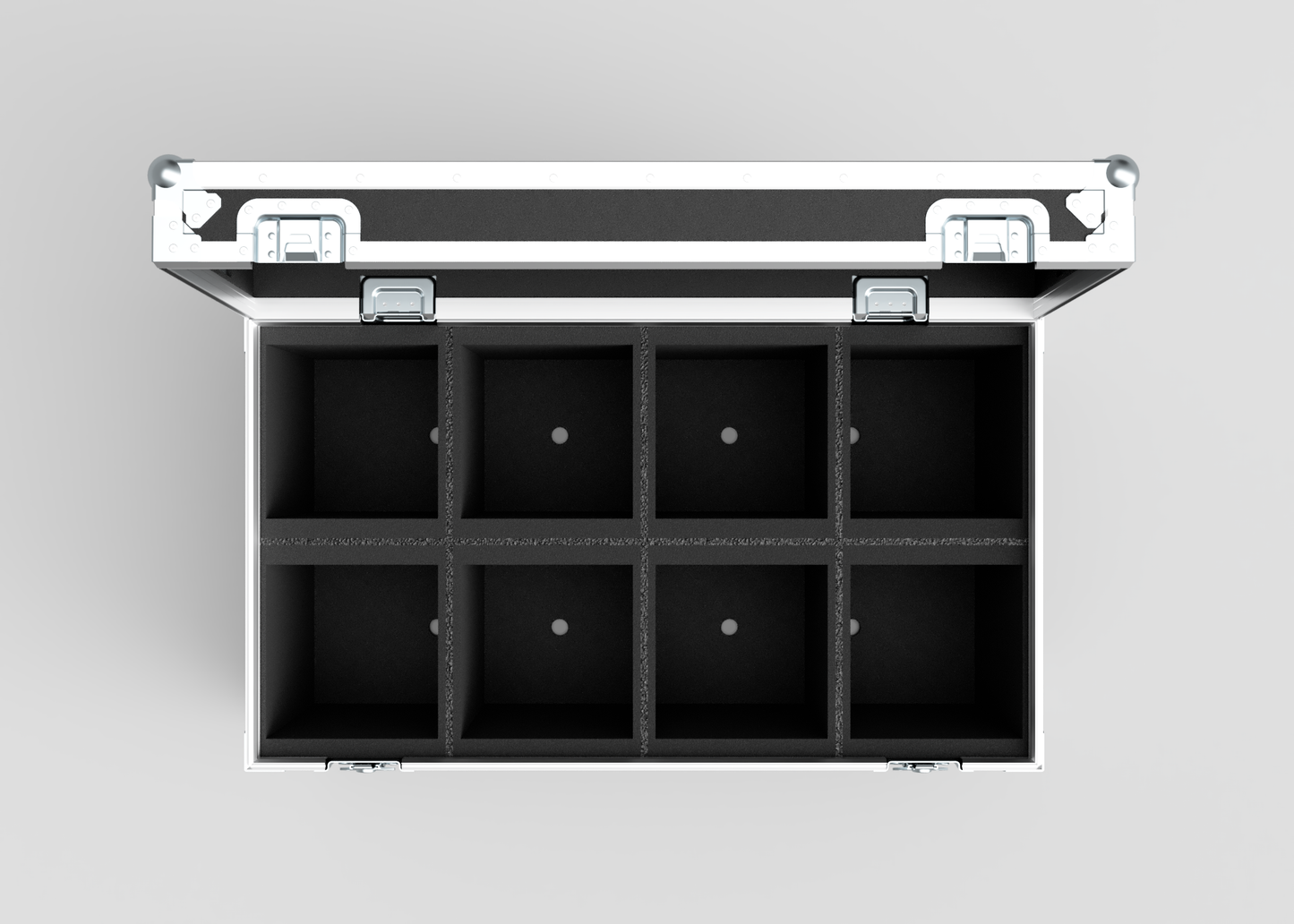 8 Way Martin ELP (IP) Par Can Case With Clamps Fitted