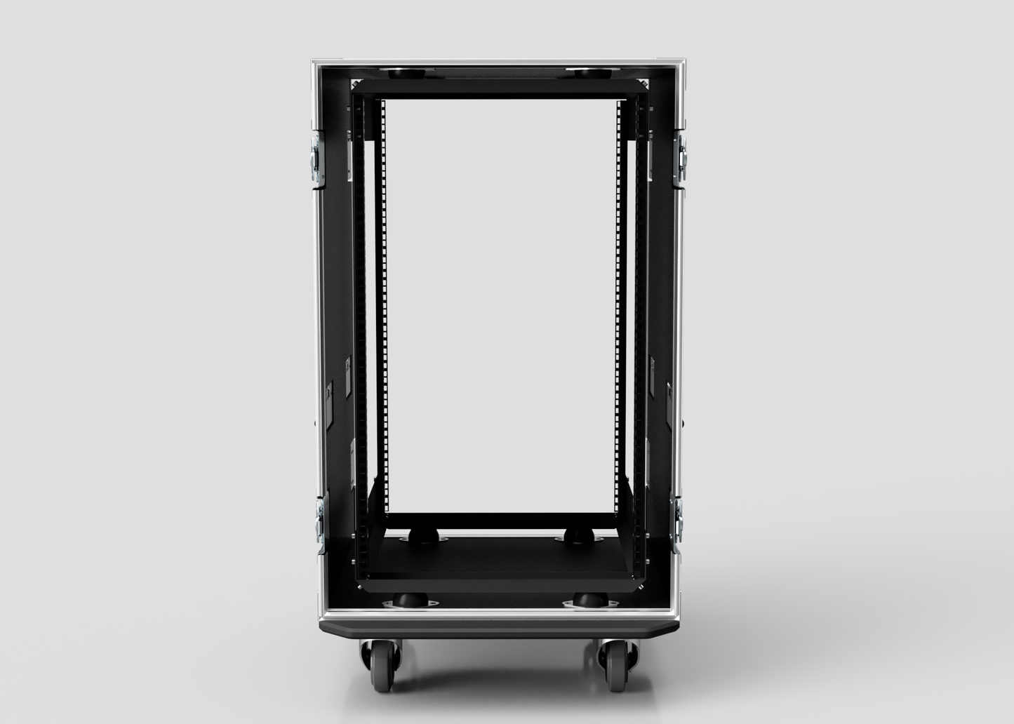 18U Suspended Shock Mounted Rack Case