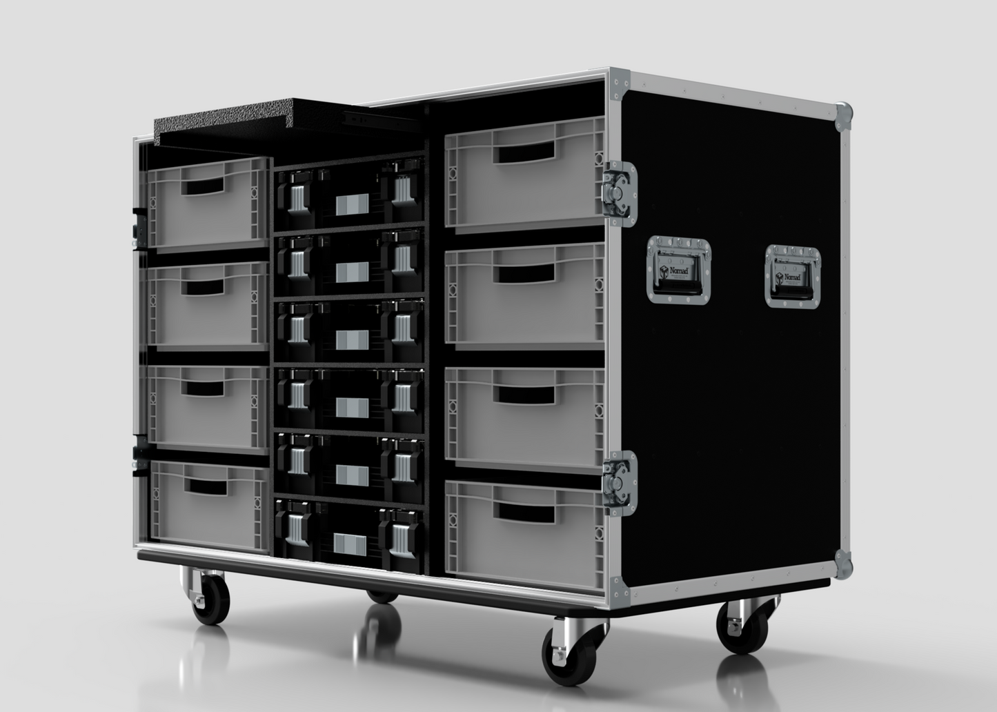 8 Way Euro Crate And 6 Stanley Fatmax Case