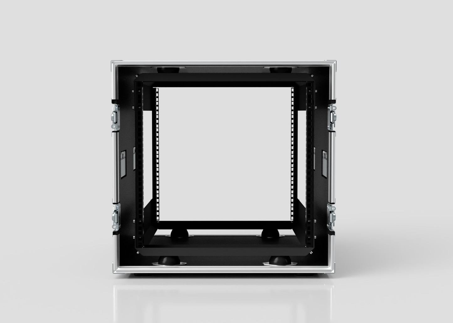 10U Suspended Shock Mounted Rack Case