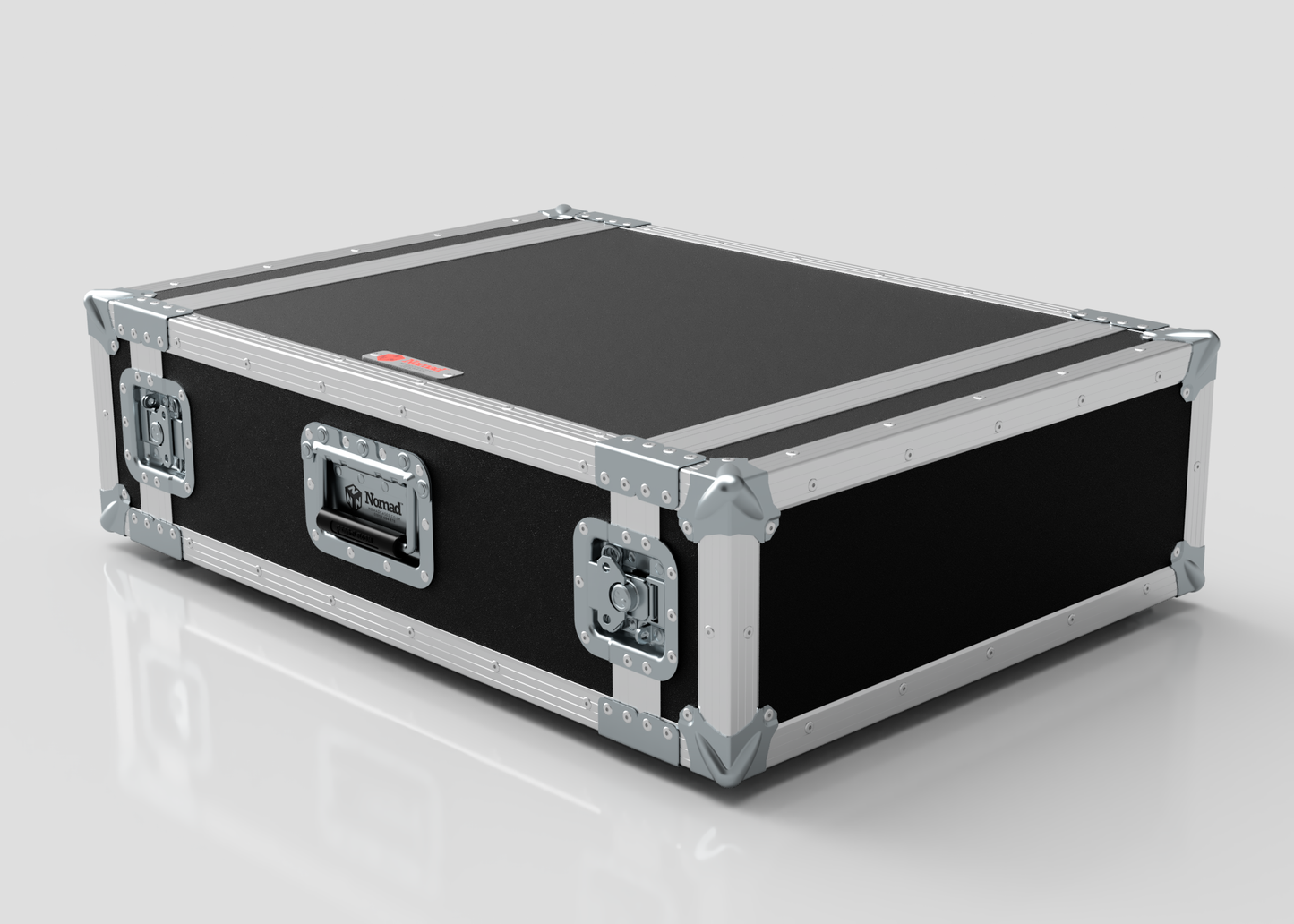 2U Suspended Shock Mounted Rack Case