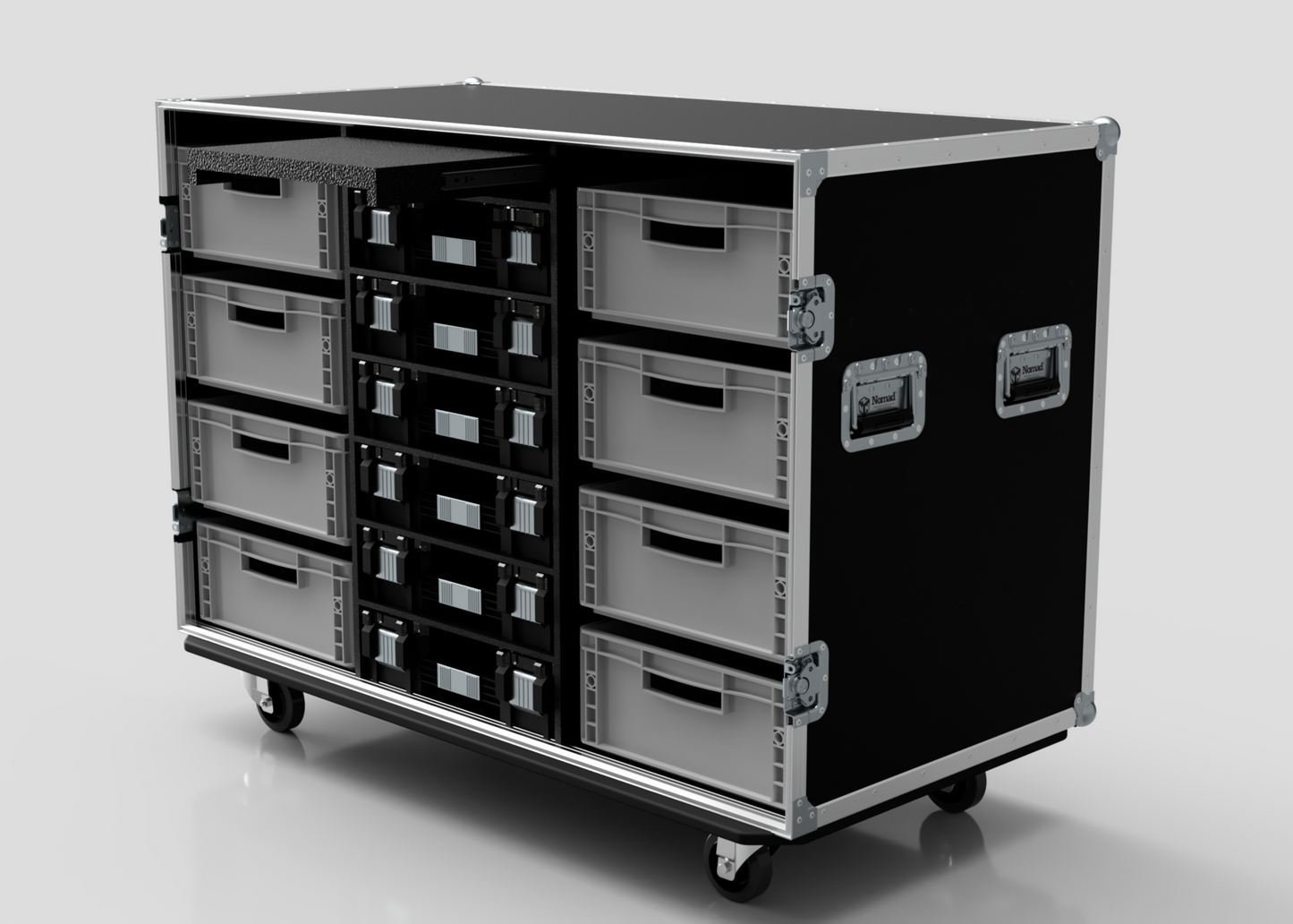 8 Way Euro Crate And 6 Stanley Fatmax Case