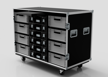 8 Way Euro Crate And 6 Stanley Fatmax Case