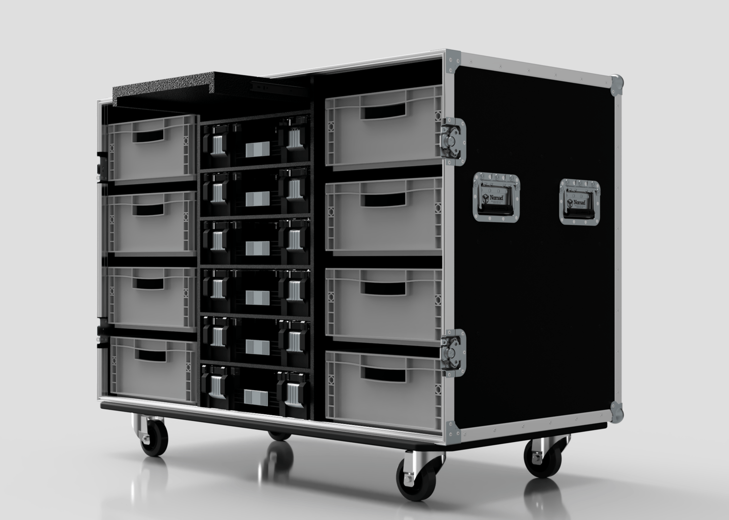 8 Way Euro Crate And 6 Stanley Fatmax Case - Nomad