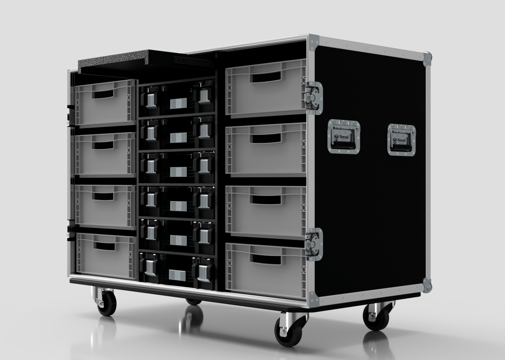 8 Way Euro Crate And 6 Stanley Fatmax Case - Nomad