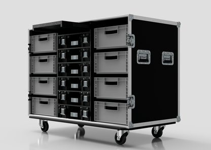 8 Way Euro Crate And 6 Stanley Fatmax Case - Nomad