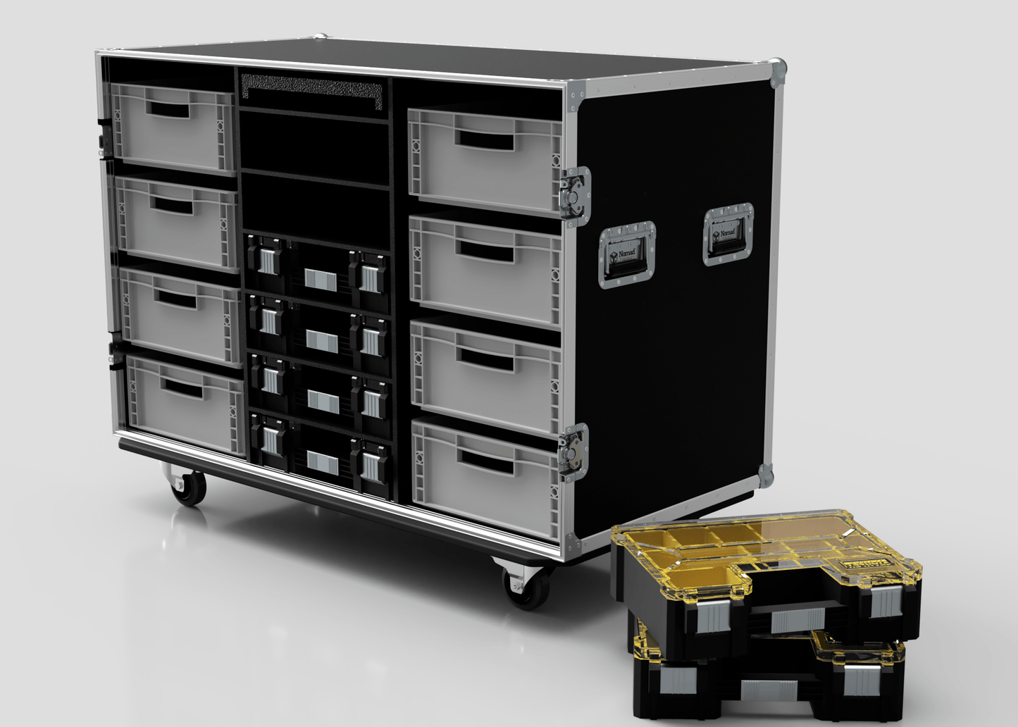 8 Way Euro Crate And 6 Stanley Fatmax Case - Nomad