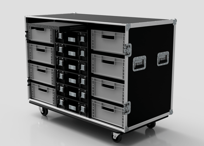 8 Way Euro Crate And 6 Stanley Fatmax Case - Nomad