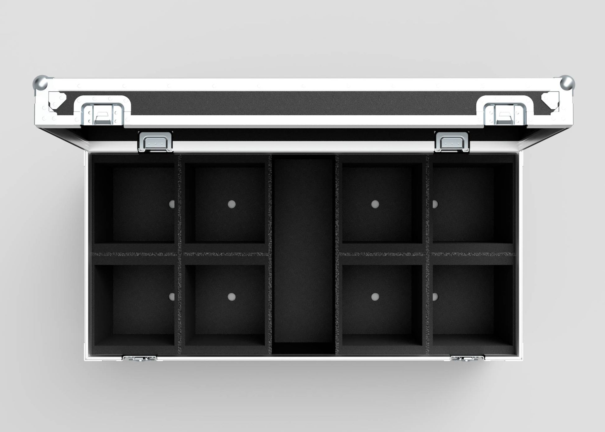 8 Way Martin ELP (IP) Par Can Case With Clamps Compartment - Nomad