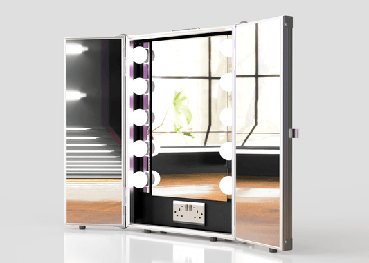 Vanity Dressing Room Makeup Mirror Case - Nomad